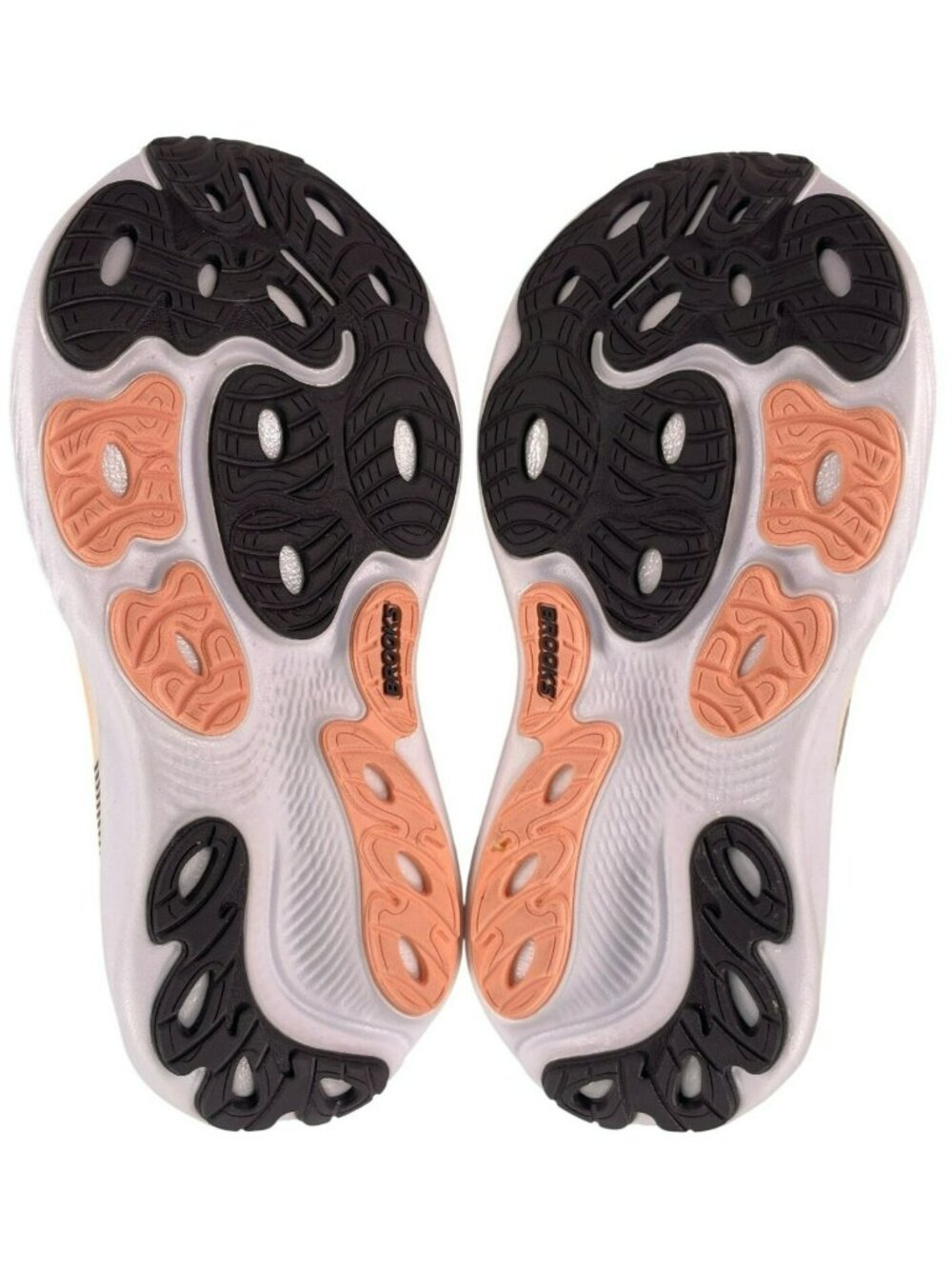 Brooks Adrenaline GTS 25 Running Shoes Grey/Blackened Pearl/Coral Wmn's Sz 8.5W - Picture 8 of 11
